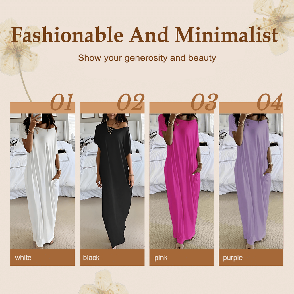 Loose-Fitting, Casual Maxi Dress – Ultimate Everyday Comfort