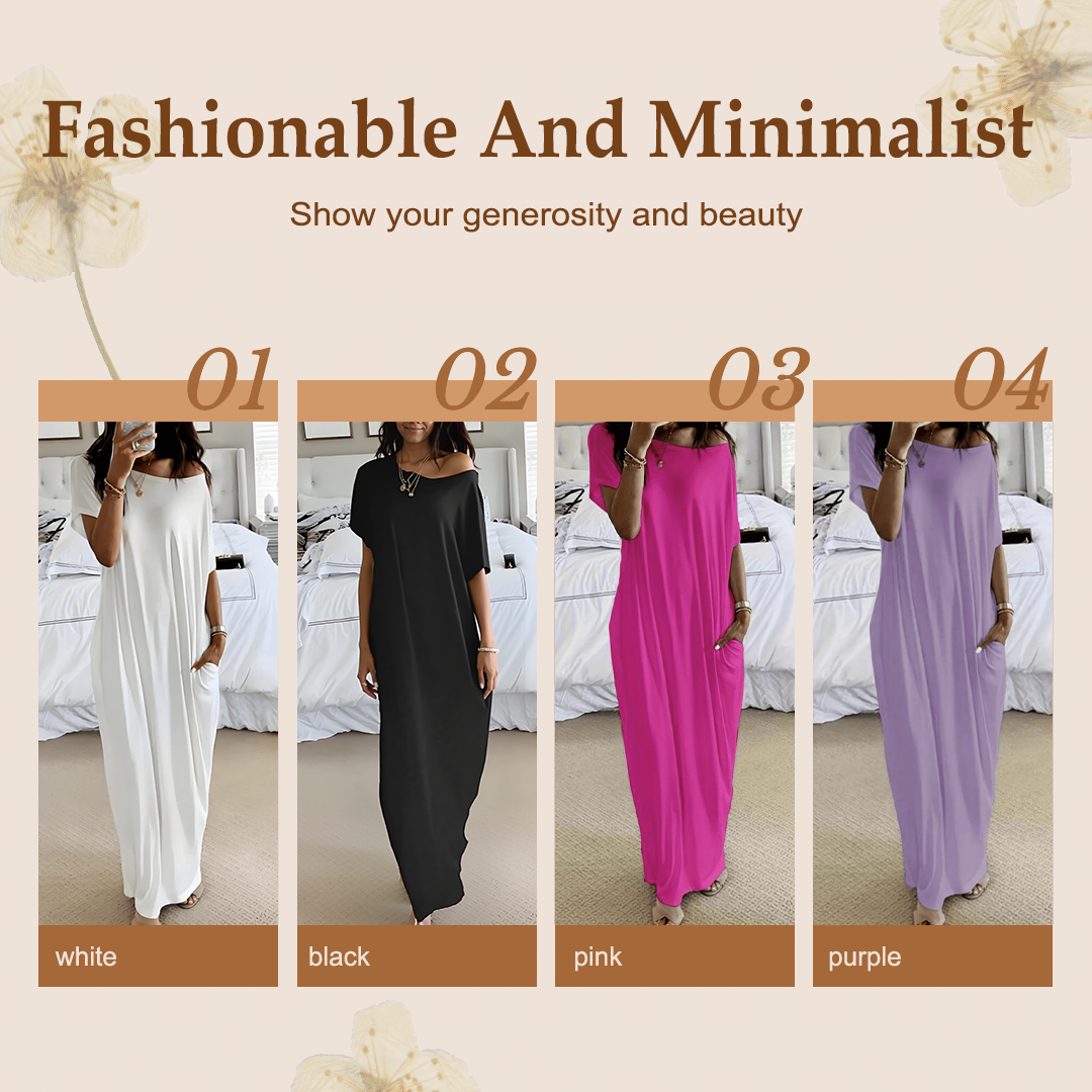 Loose-Fitting, Casual Maxi Dress – Ultimate Everyday Comfort