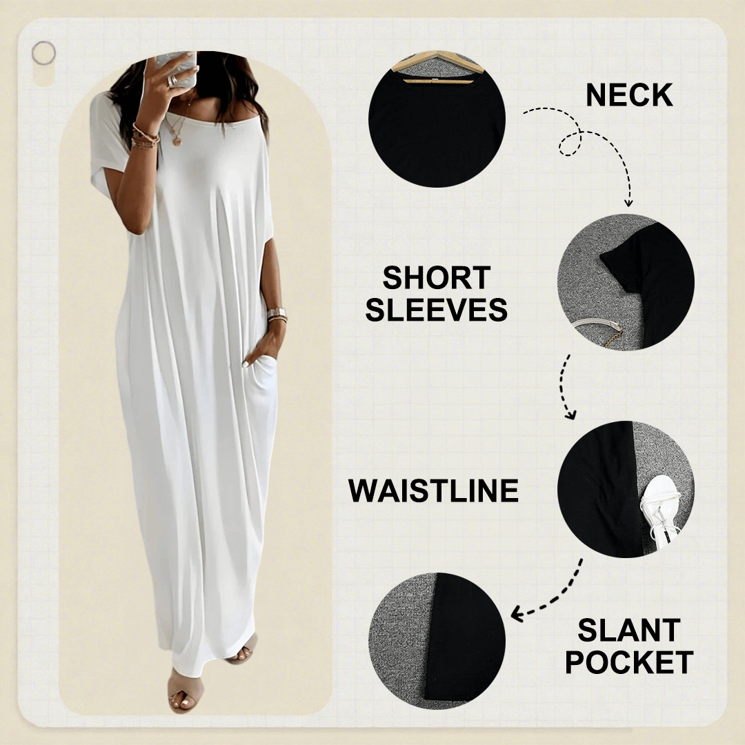Loose-Fitting, Casual Maxi Dress – Ultimate Everyday Comfort