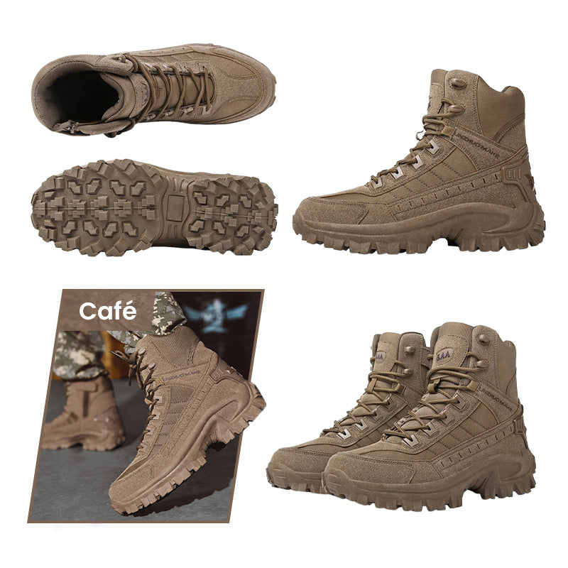 High-top tactical athletic boots-Waterproof & slip-resistant