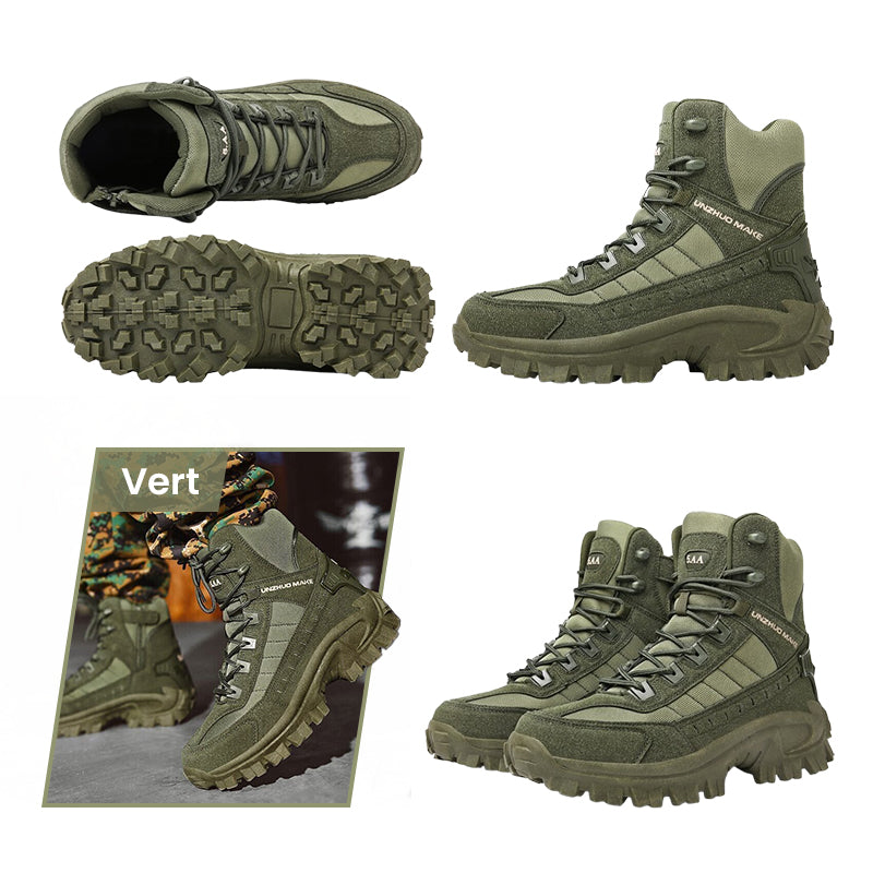 High-top tactical athletic boots-Waterproof & slip-resistant