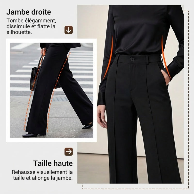 High-waisted dress pants for women