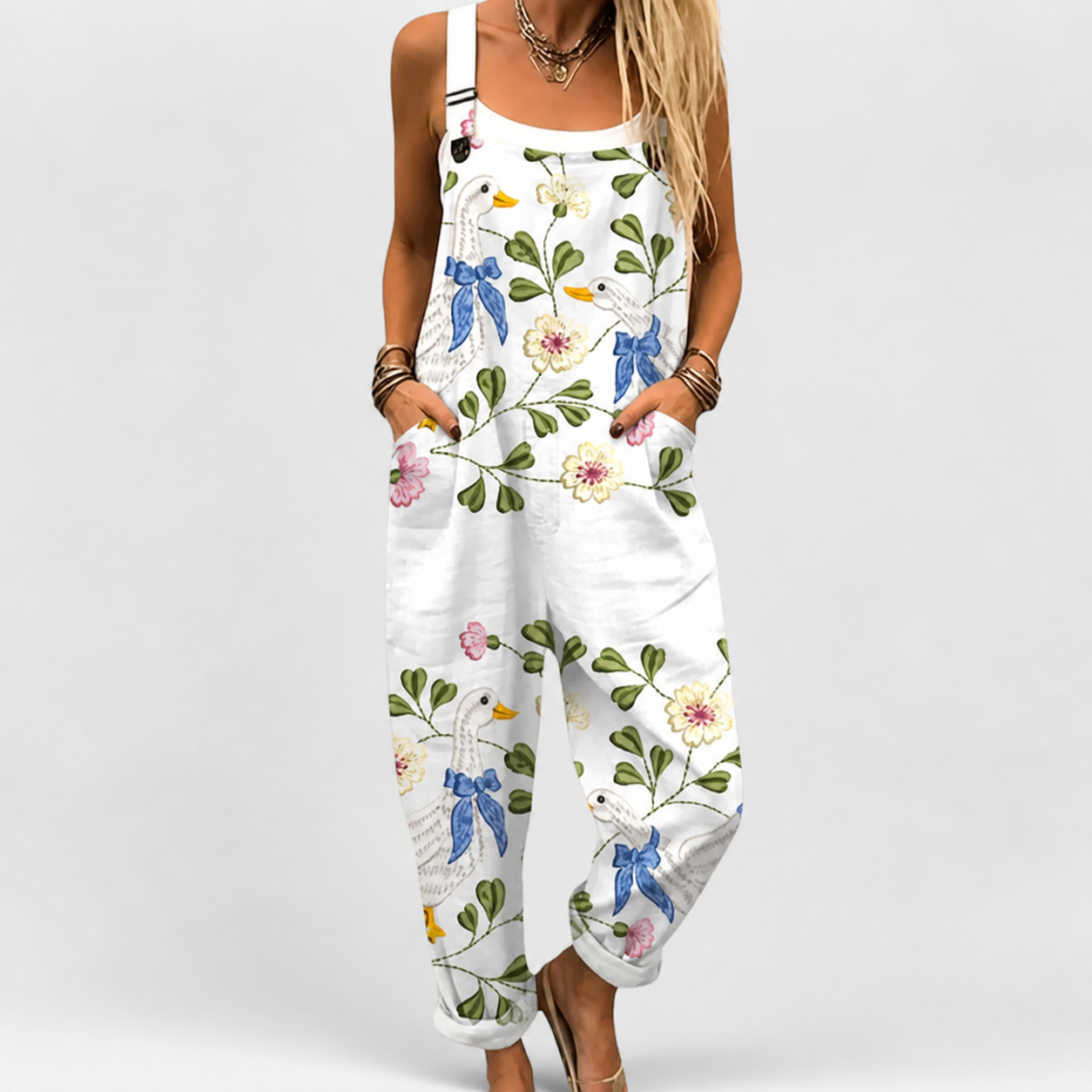 Comfortable printed jumpsuit