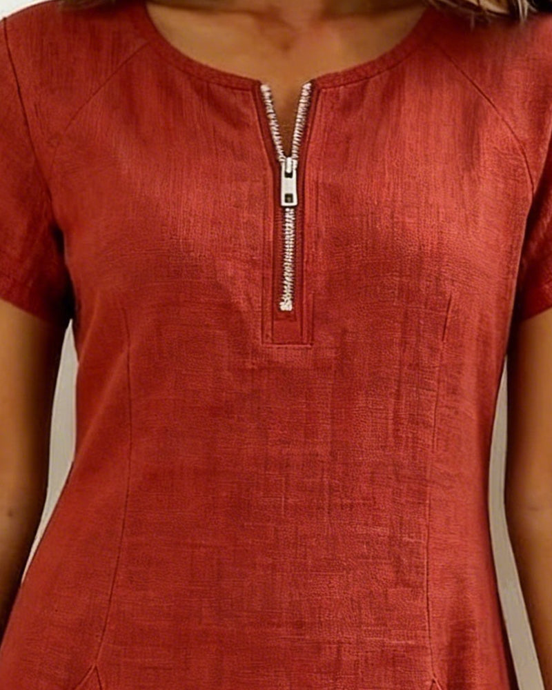 Lina Dress— Natural Elegance for Every Day