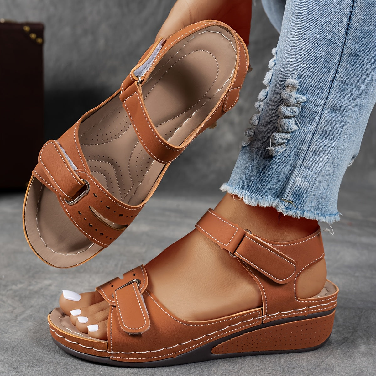 Zelvia Studio | Sandales Orthopédiques Confort Delphine