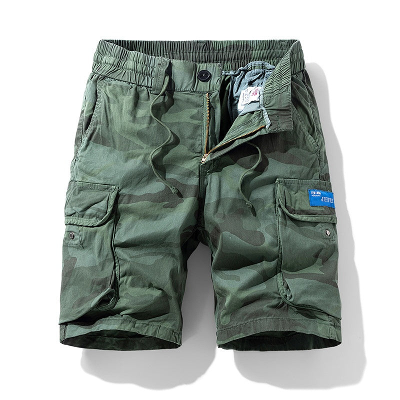 Men's Casual Relaxed Fit Cargo Shorts – Multi-Pockets, Breathable, Rugged