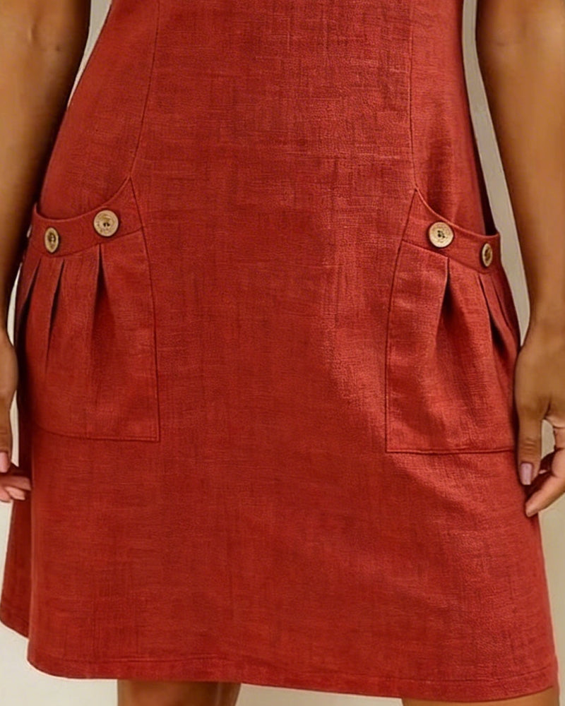 Lina Dress— Natural Elegance for Every Day