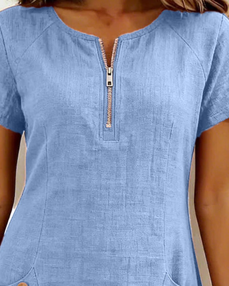 Lina Dress— Natural Elegance for Every Day