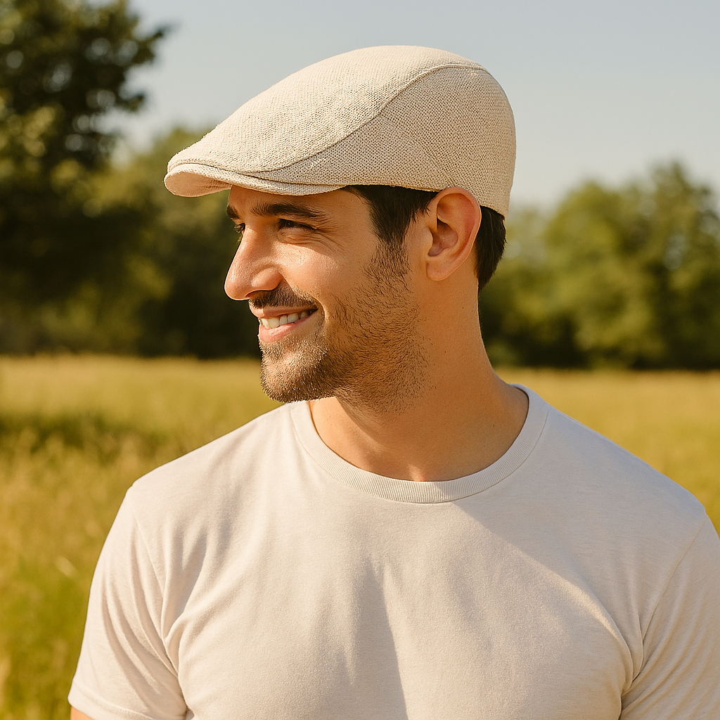 Men's Beret - Summer Linen
