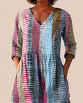 Noah | Long blouse with a striking pattern
