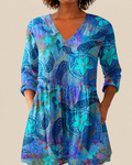 Riley | Long Blouse with a Striking Pattern