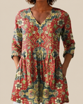 Wren | Long Blouse with a Striking Pattern