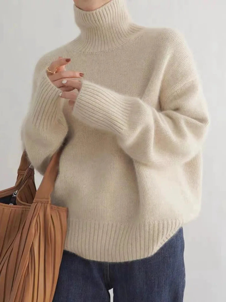 Linea Cashmere Turtleneck Sweater