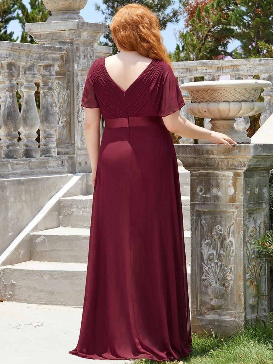 MONICA Dress | Elegant, flowing high-waisted chiffon bridesmaid dresses