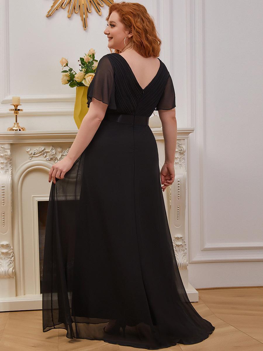 MONICA Dress | Elegant, flowing high-waisted chiffon bridesmaid dresses
