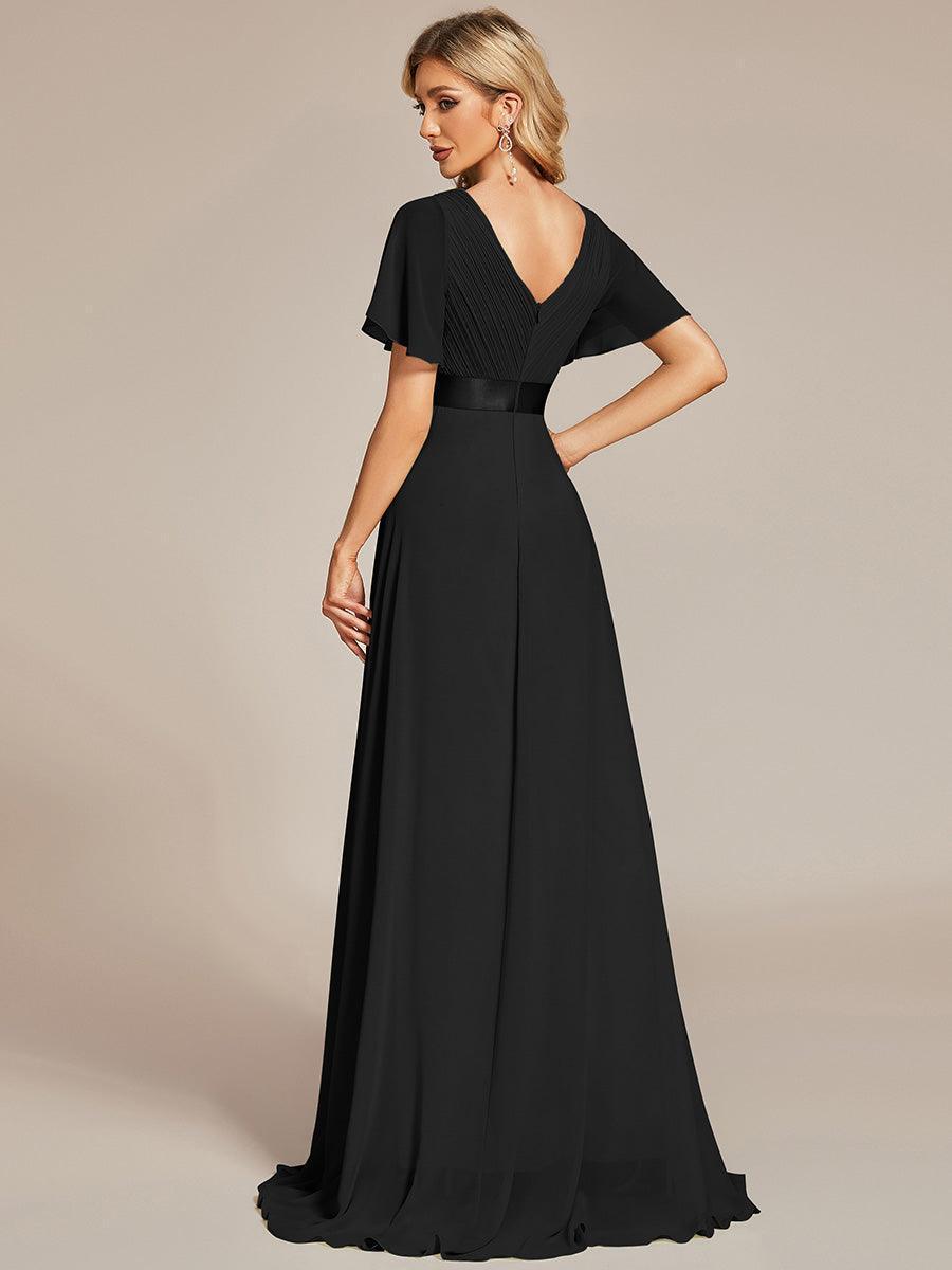 MONICA Dress | Elegant, flowing high-waisted chiffon bridesmaid dresses