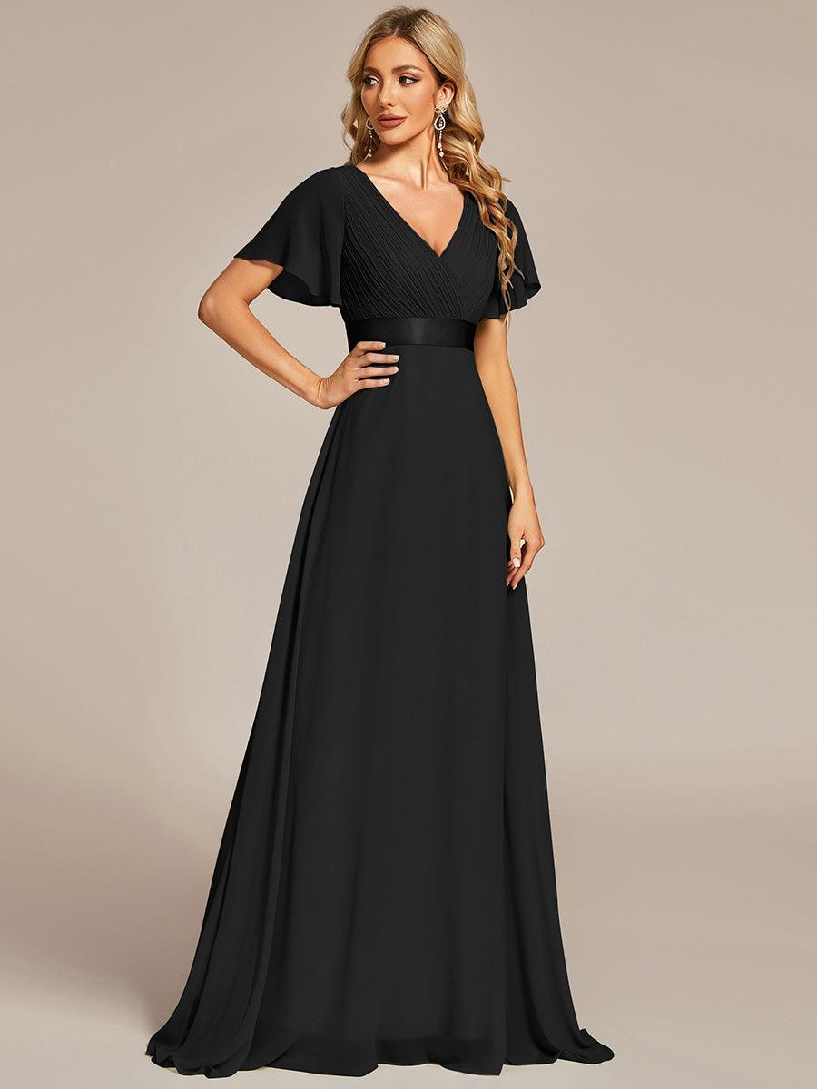 MONICA Dress | Elegant, flowing high-waisted chiffon bridesmaid dresses