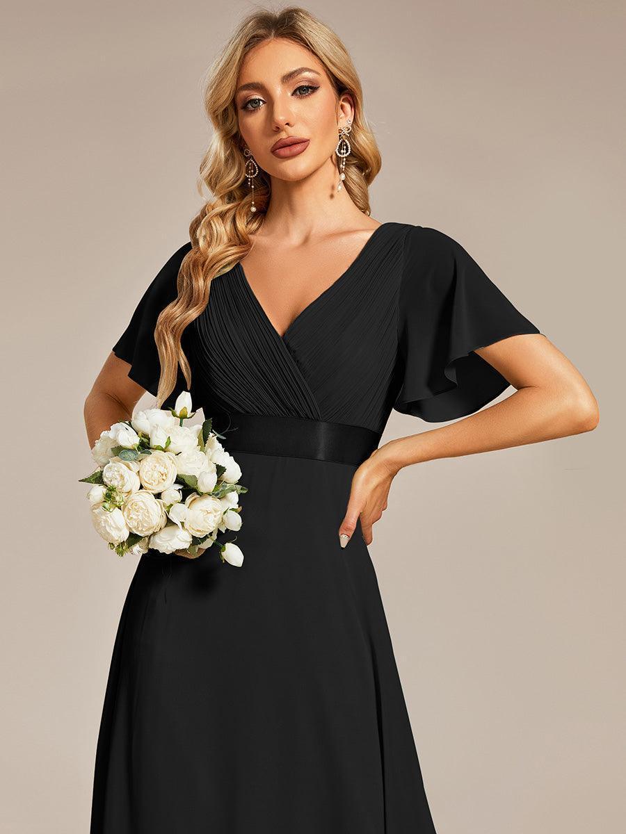 MONICA Dress | Elegant, flowing high-waisted chiffon bridesmaid dresses