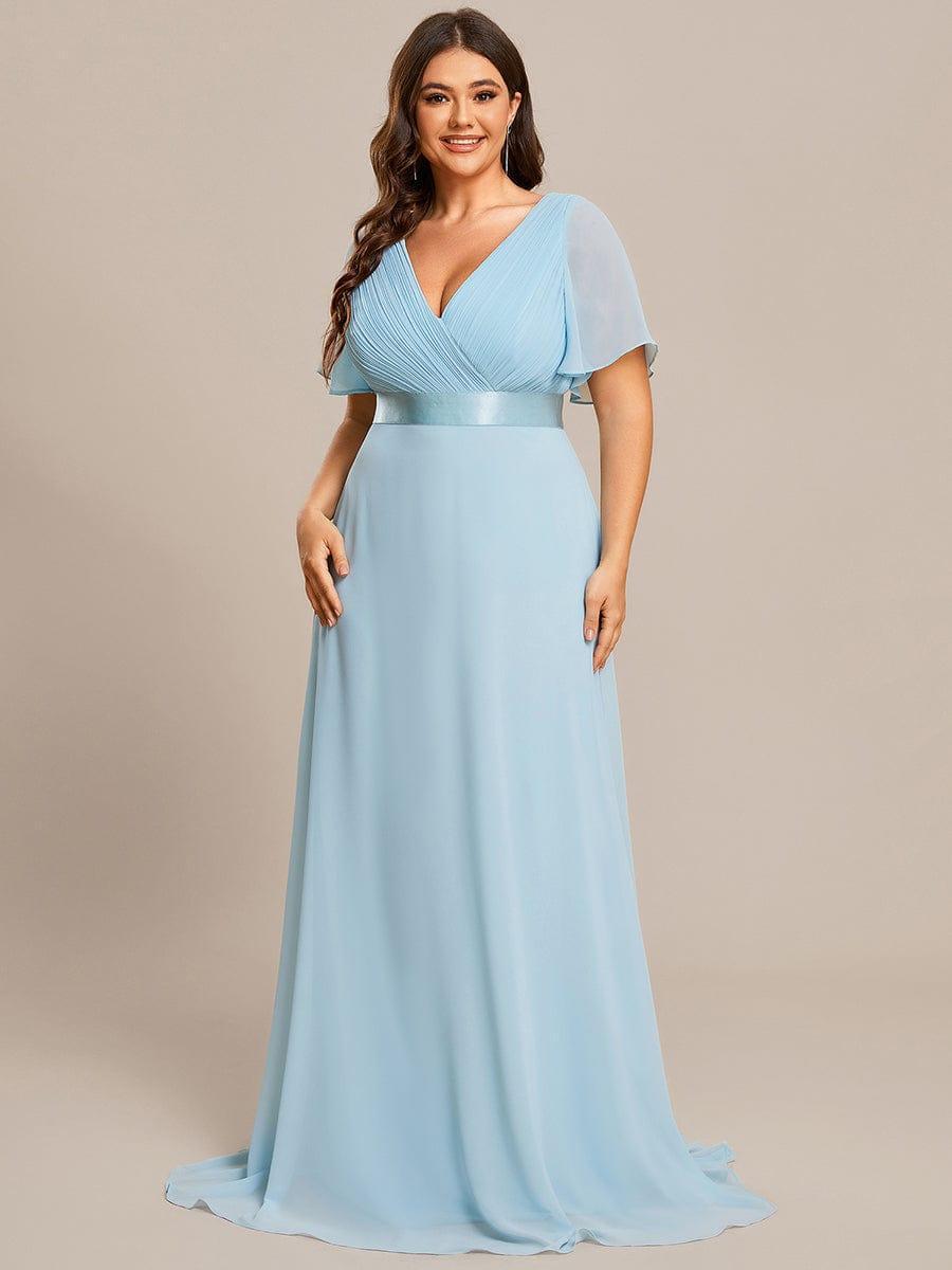 MONICA Dress | Elegant, flowing high-waisted chiffon bridesmaid dresses