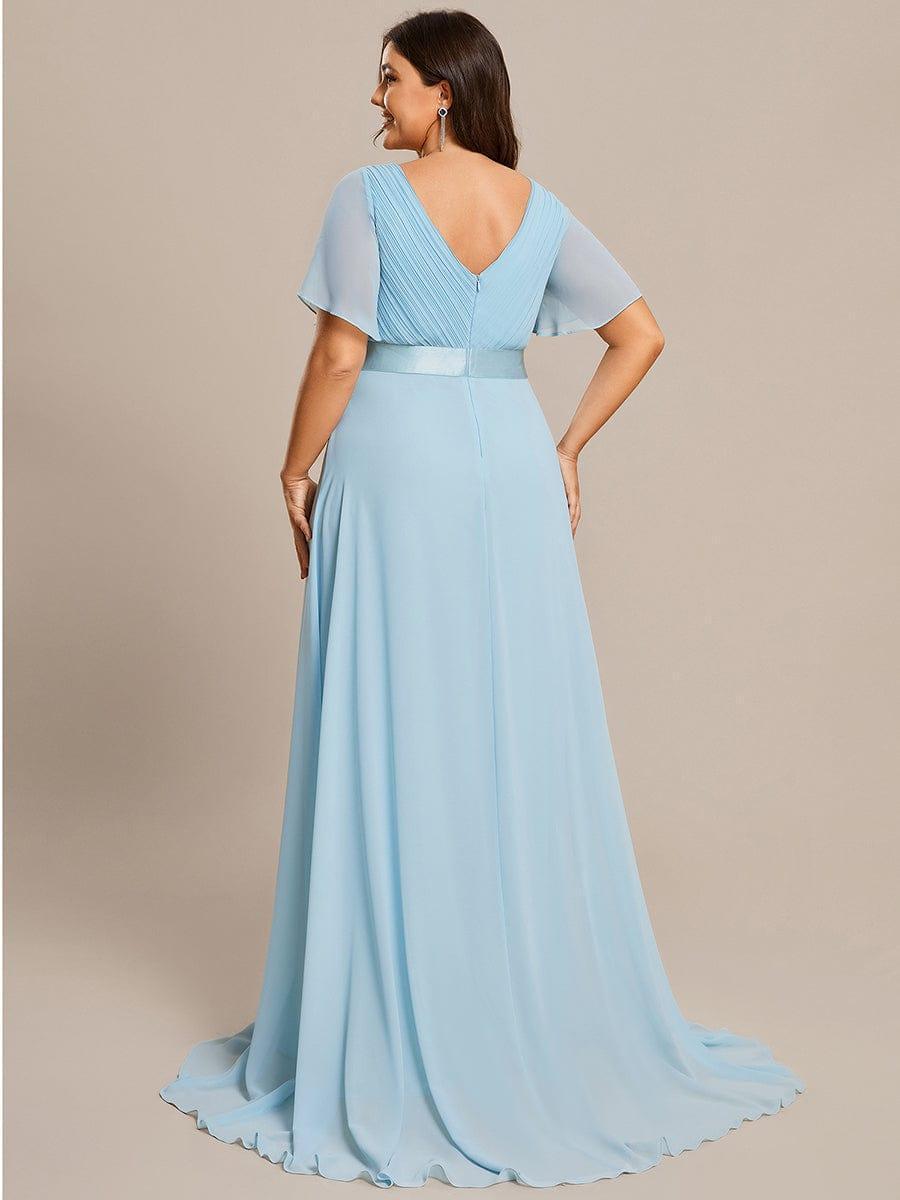 MONICA Dress | Elegant, flowing high-waisted chiffon bridesmaid dresses