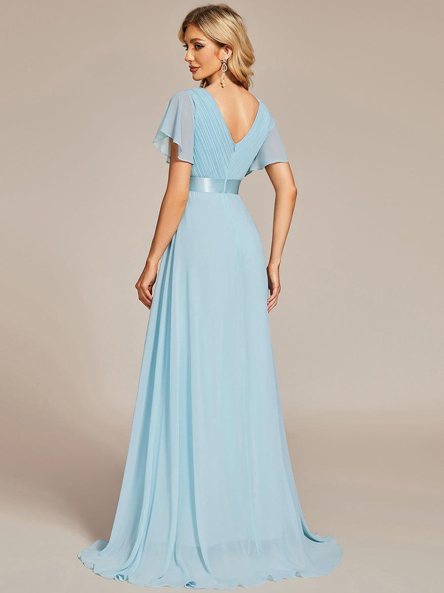 MONICA Dress | Elegant, flowing high-waisted chiffon bridesmaid dresses