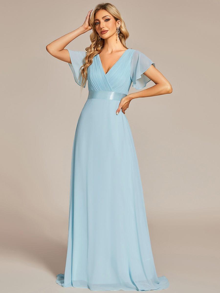 MONICA Dress | Elegant, flowing high-waisted chiffon bridesmaid dresses