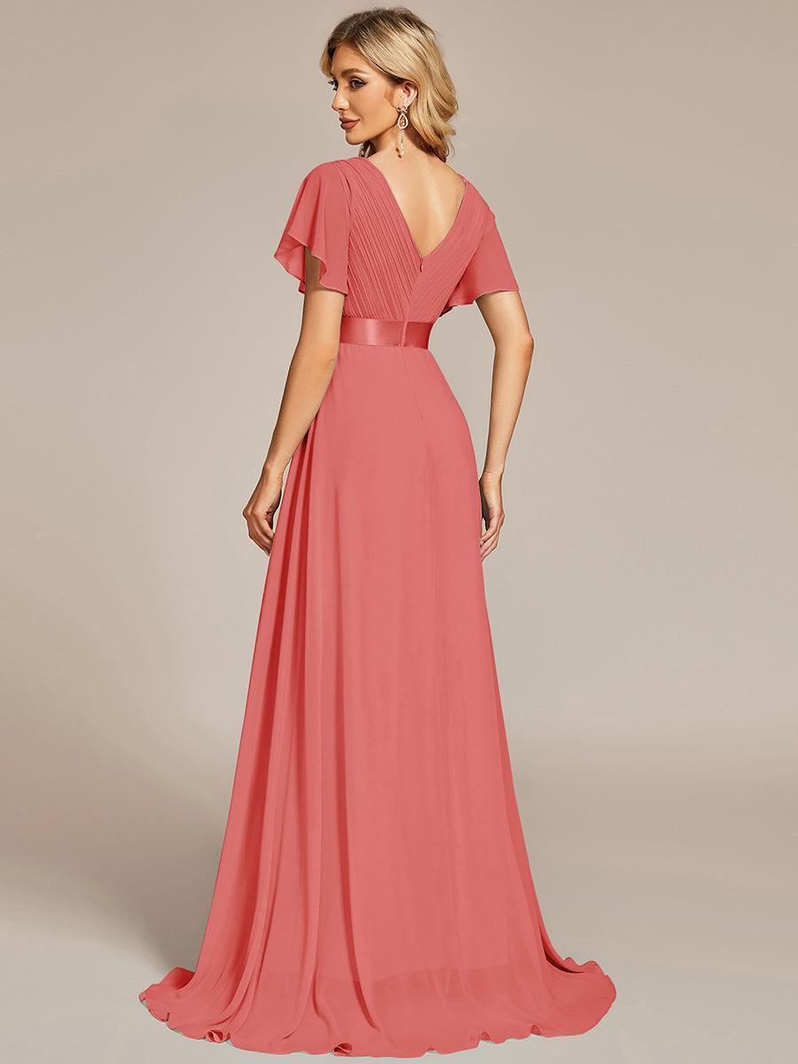MONICA Dress | Elegant, flowing high-waisted chiffon bridesmaid dresses