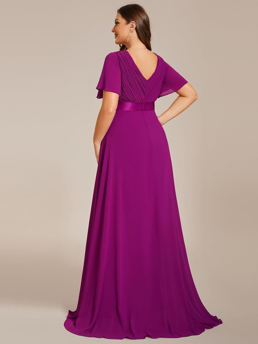 MONICA Dress | Elegant, flowing high-waisted chiffon bridesmaid dresses