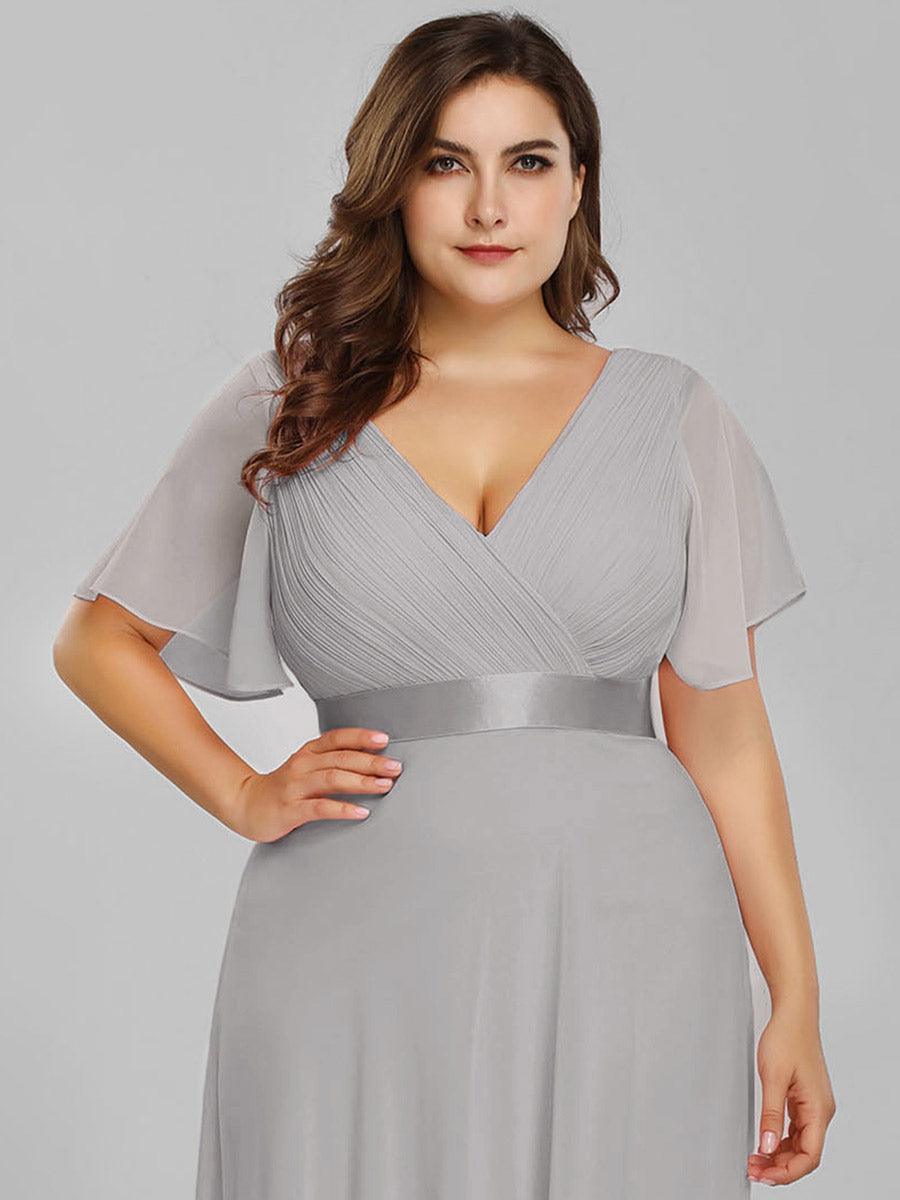 MONICA Dress | Elegant, flowing high-waisted chiffon bridesmaid dresses