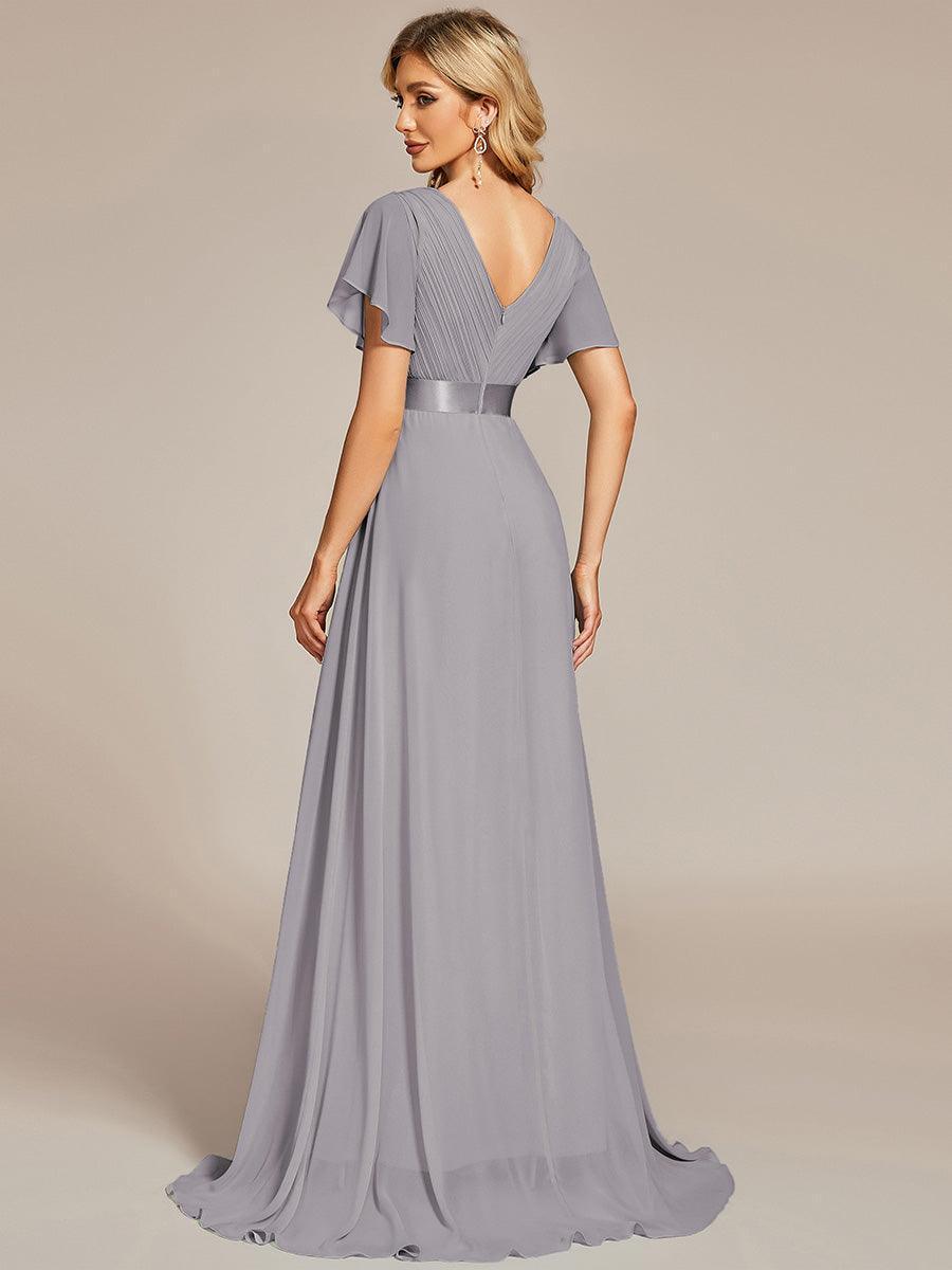 MONICA Dress | Elegant, flowing high-waisted chiffon bridesmaid dresses