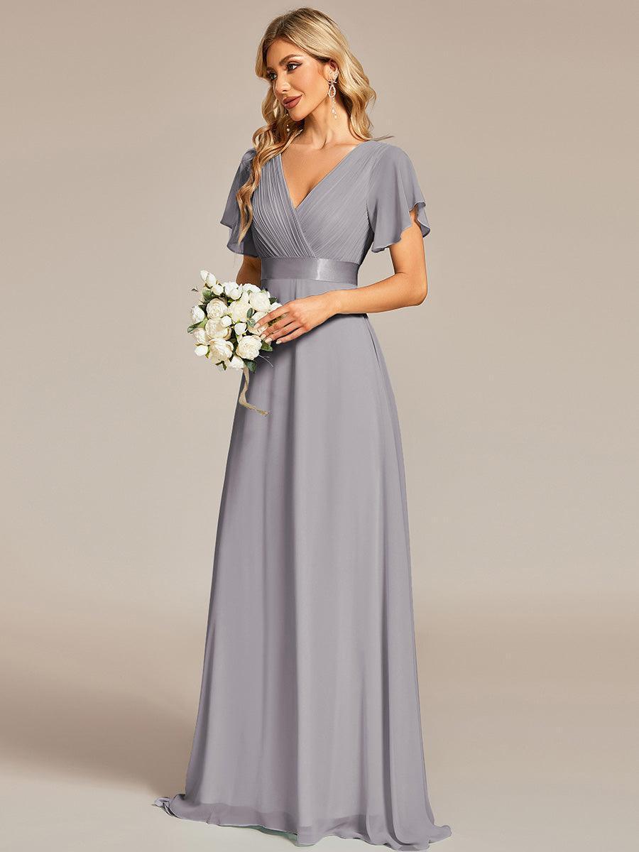 MONICA Dress | Elegant, flowing high-waisted chiffon bridesmaid dresses