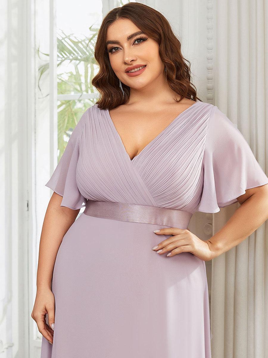 MONICA Dress | Elegant, flowing high-waisted chiffon bridesmaid dresses