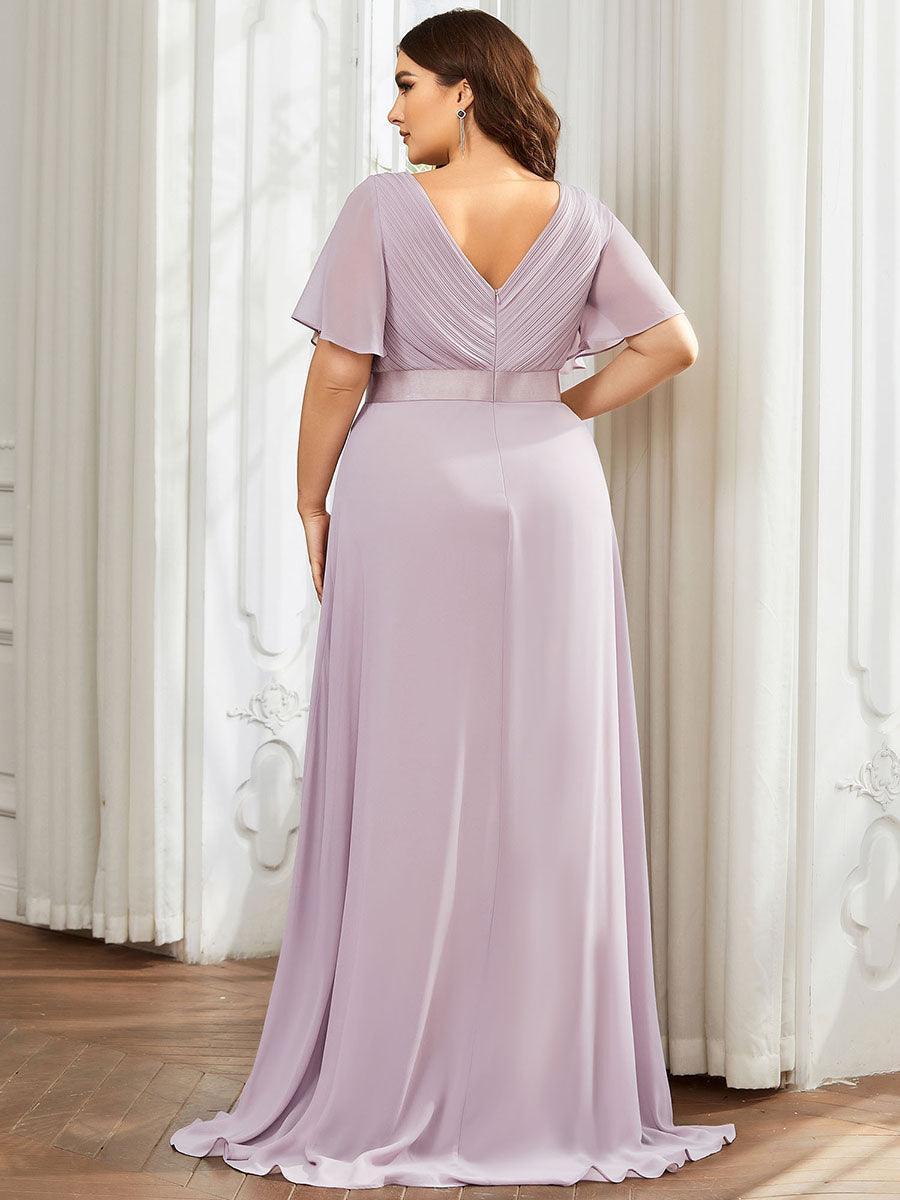MONICA Dress | Elegant, flowing high-waisted chiffon bridesmaid dresses
