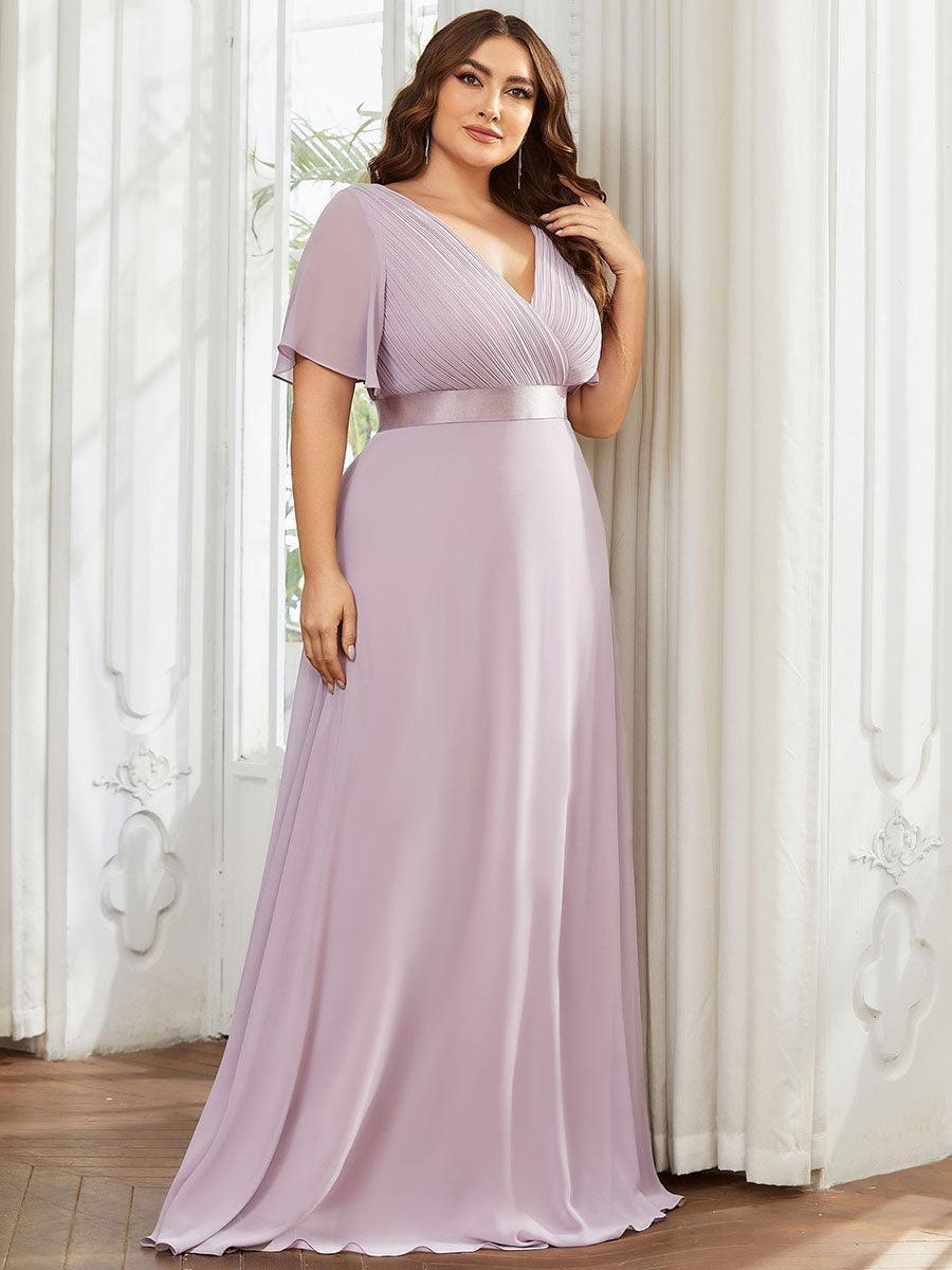 MONICA Dress | Elegant, flowing high-waisted chiffon bridesmaid dresses
