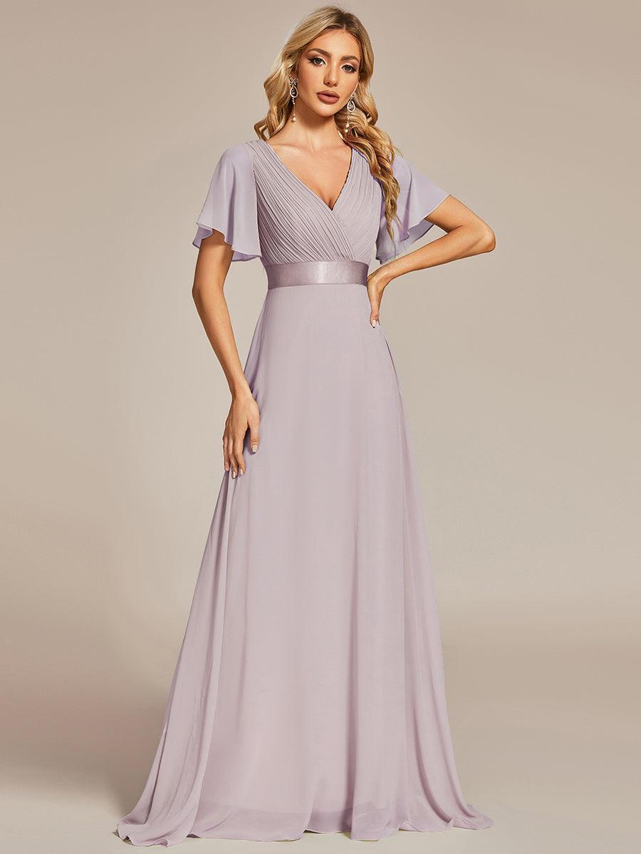 MONICA Dress | Elegant, flowing high-waisted chiffon bridesmaid dresses