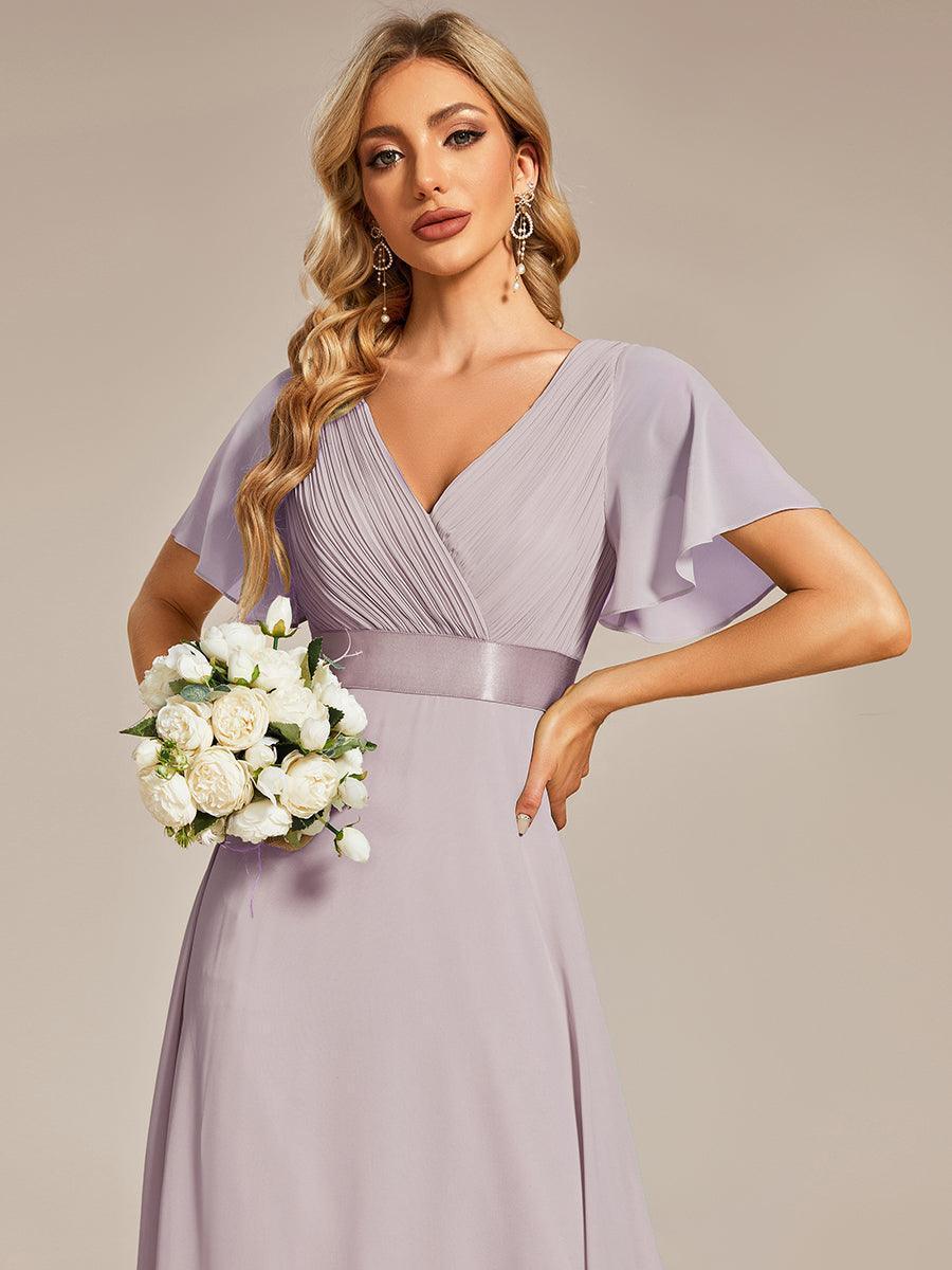 MONICA Dress | Elegant, flowing high-waisted chiffon bridesmaid dresses