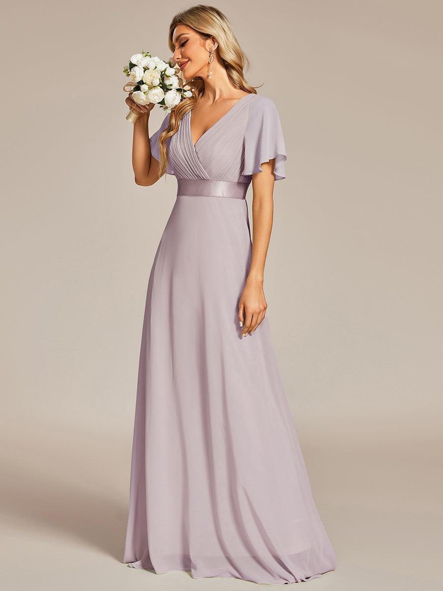 MONICA Dress | Elegant, flowing high-waisted chiffon bridesmaid dresses