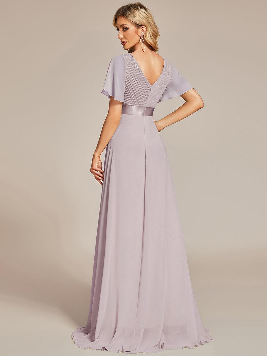 MONICA Dress | Elegant, flowing high-waisted chiffon bridesmaid dresses