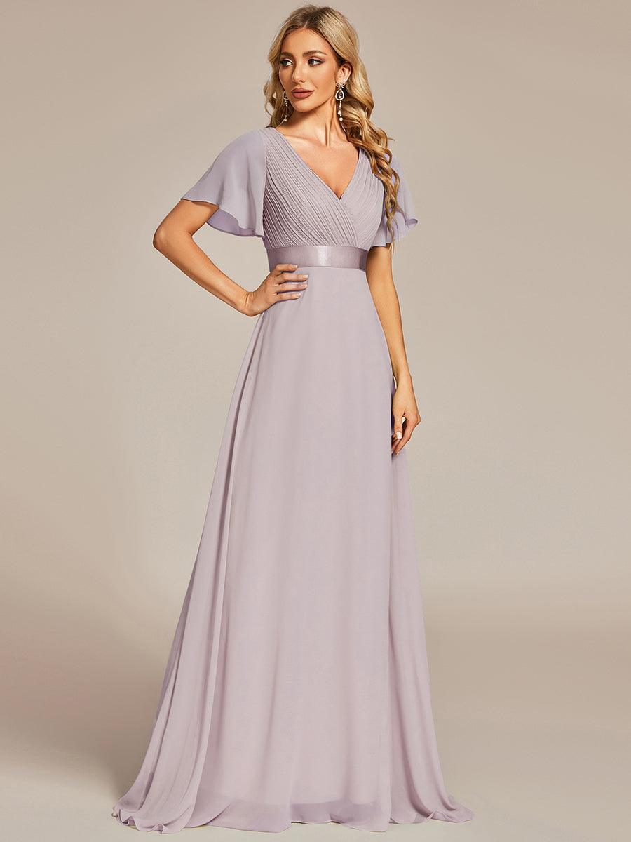 MONICA Dress | Elegant, flowing high-waisted chiffon bridesmaid dresses