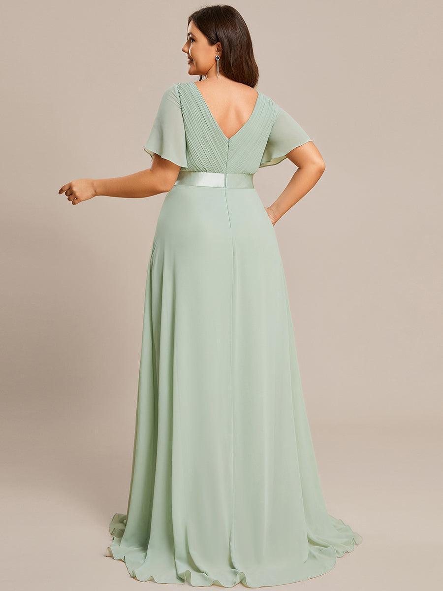 MONICA Dress | Elegant, flowing high-waisted chiffon bridesmaid dresses