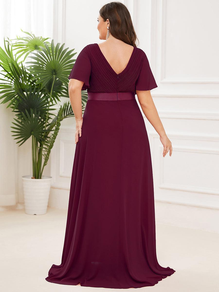 MONICA Dress | Elegant, flowing high-waisted chiffon bridesmaid dresses