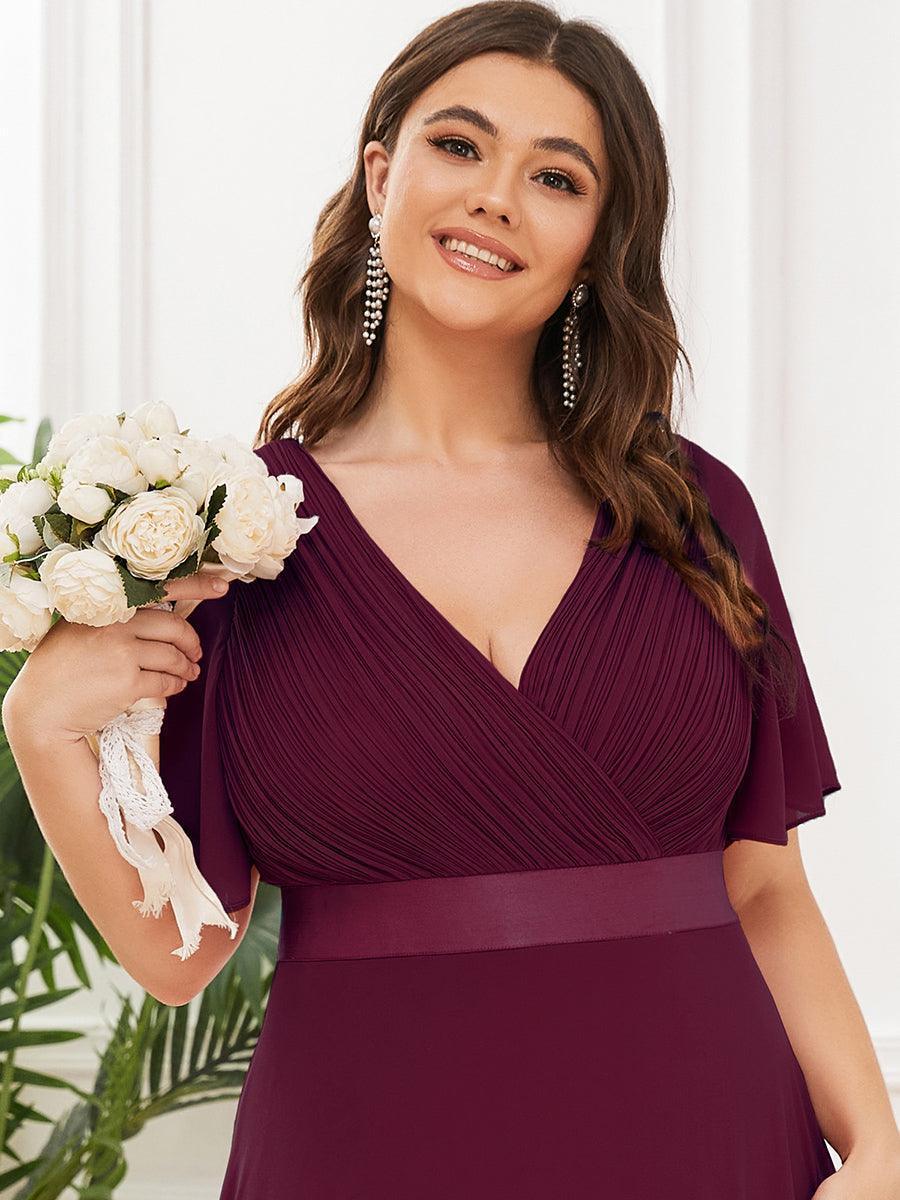 MONICA Dress | Elegant, flowing high-waisted chiffon bridesmaid dresses