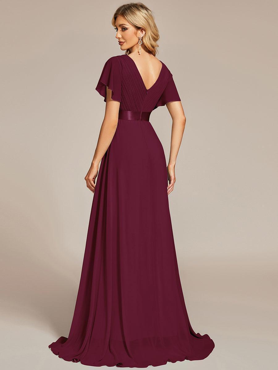 MONICA Dress | Elegant, flowing high-waisted chiffon bridesmaid dresses