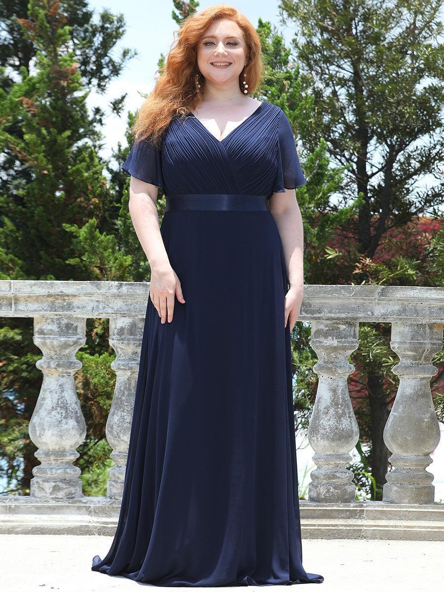 MONICA Dress | Elegant, flowing high-waisted chiffon bridesmaid dresses