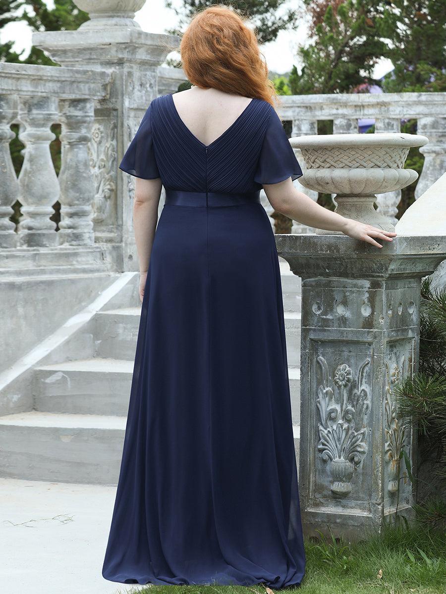 MONICA Dress | Elegant, flowing high-waisted chiffon bridesmaid dresses