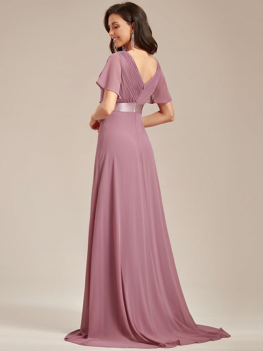 MONICA Dress | Elegant, flowing high-waisted chiffon bridesmaid dresses
