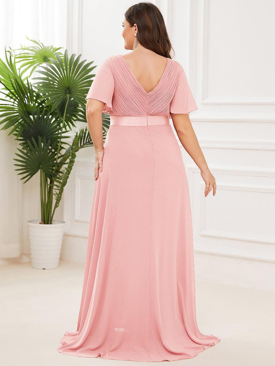 MONICA Dress | Elegant, flowing high-waisted chiffon bridesmaid dresses