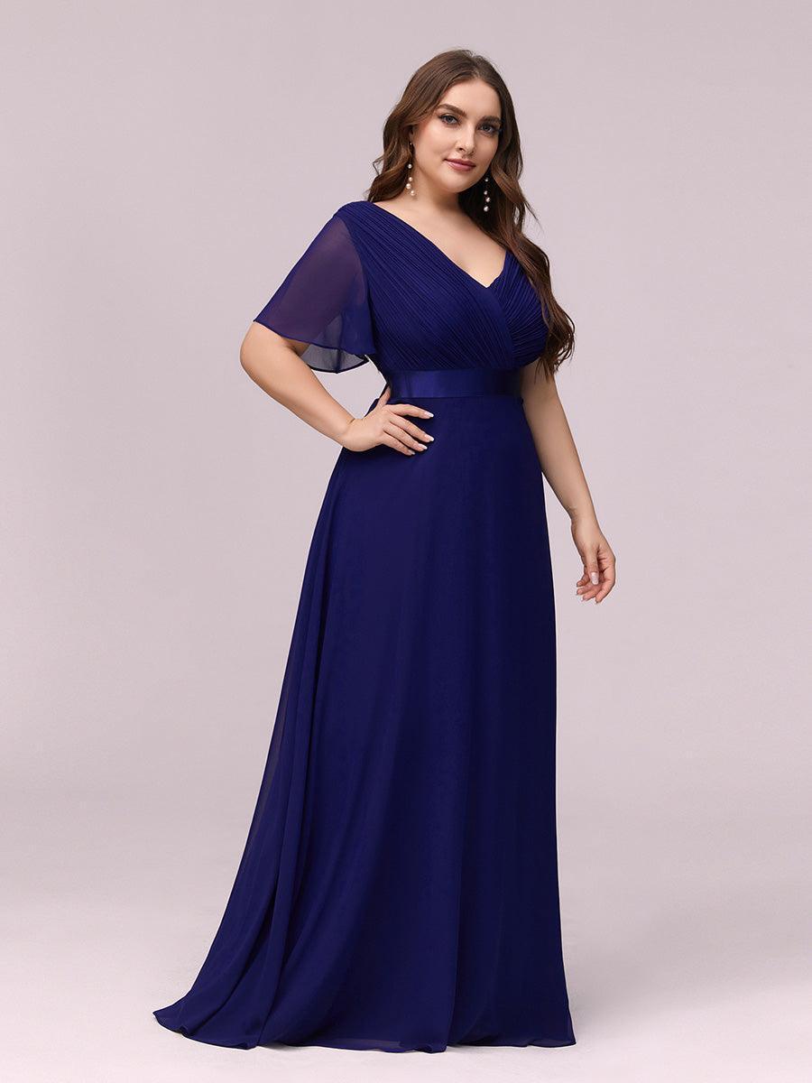 MONICA Dress | Elegant, flowing high-waisted chiffon bridesmaid dresses