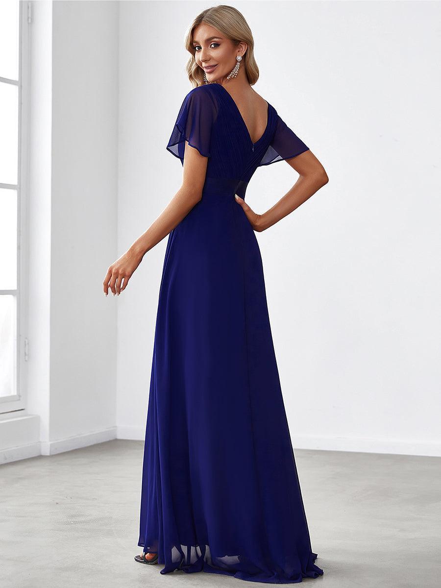 MONICA Dress | Elegant, flowing high-waisted chiffon bridesmaid dresses