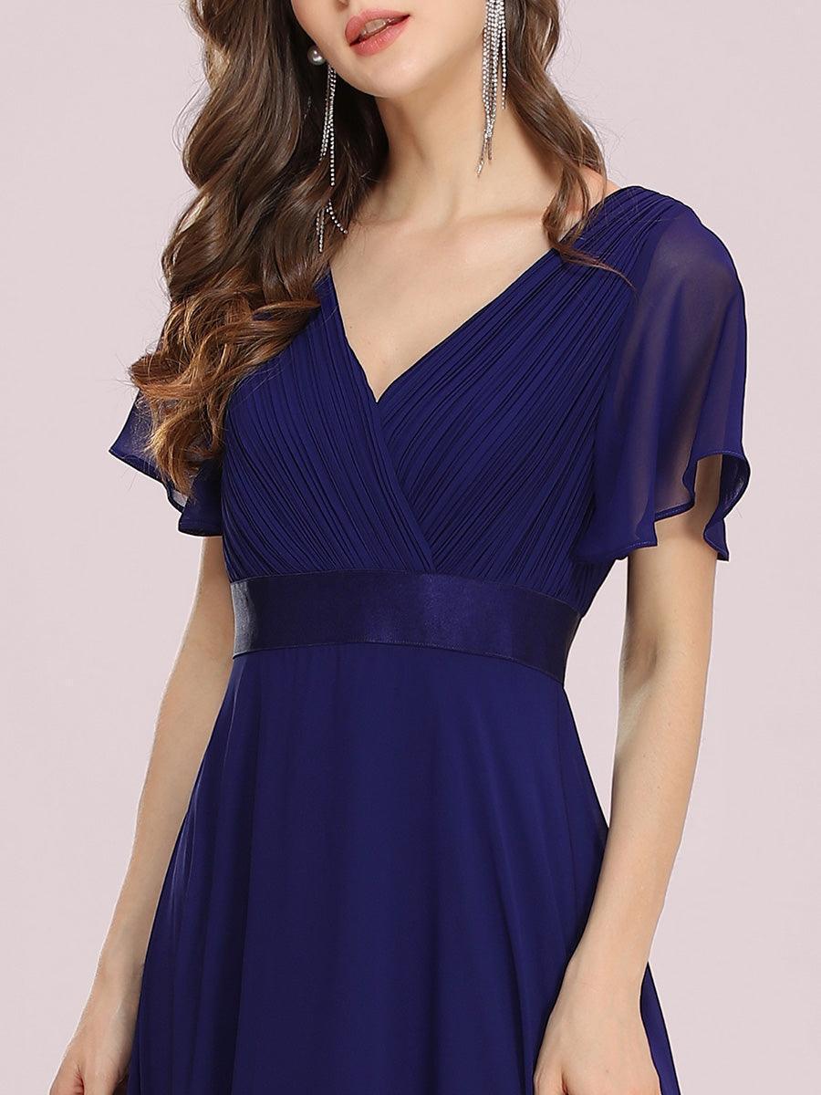 MONICA Dress | Elegant, flowing high-waisted chiffon bridesmaid dresses
